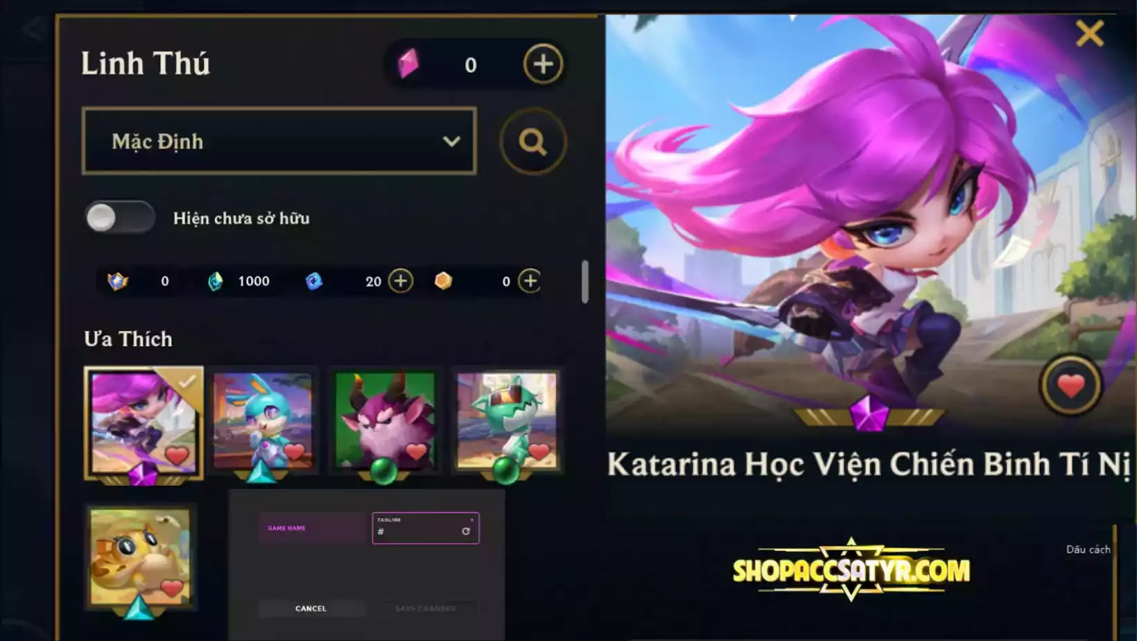 KATARINA HỌC VIỆN CHIẾN BINH TÍ NỊ CLONE